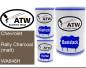 Preview: Chevrolet, Rally Charcoal (matt), WA646H: 500ml Lackdose + 500ml Klarlack + 250ml Härter - Set, von ATW Autoteile West.